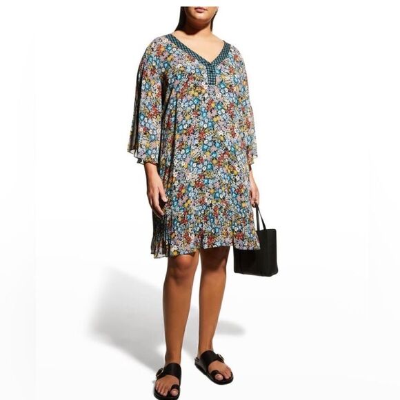 Johnny Was Divina Floral Print Tunic Dress in Multi  L NWOT - Picture 15 of 15